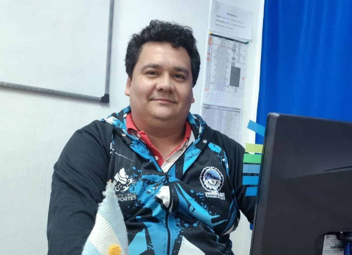 Director Provincial de Gestión Integral de Infraestructura Deportiva y Recreativa, César Abraham Casas.
