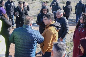 Claudio Vidal inauguró nuevas obras y anunció la construcción de cabañas para impulsar el Master Plan Cabo Vírgenes