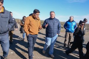 Claudio Vidal inauguró nuevas obras y anunció la construcción de cabañas para impulsar el Master Plan Cabo Vírgenes
