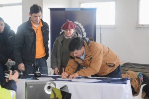 Claudio Vidal inauguró nuevas obras y anunció la construcción de cabañas para impulsar el Master Plan Cabo Vírgenes