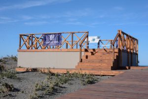 Claudio Vidal inauguró nuevas obras y anunció la construcción de cabañas para impulsar el Master Plan Cabo Vírgenes
