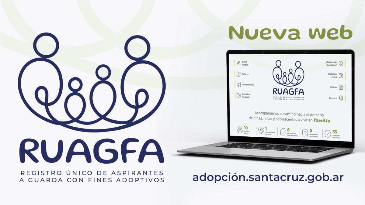 Registro Único Provincial de Aspirantes a Guarda con Fines Adoptivos: nueva página web y nuevo formulario de inscripción