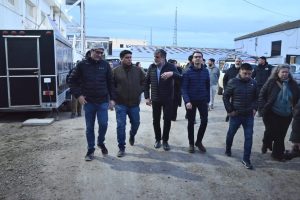 Vidal recorrió obras estratégicas en Puerto San Julián: educación, servicios y producción