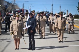 Claudio Vidal en San Julián: destacó el crecimiento de la localidad y el trabajo conjunto con el Municipio