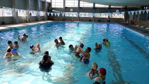 Se llevó adelante una jornada de pileta para los niños y familias del Jardín N° 7