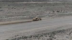 Vialidad realiza trabajos de conservación sobre la Ruta Provincial N° 43