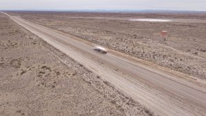 Vialidad realiza trabajos de conservación sobre la Ruta Provincial N° 43