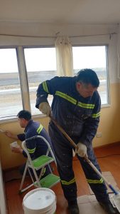Realizan mantenimiento en la balanza fija de La Esperanza