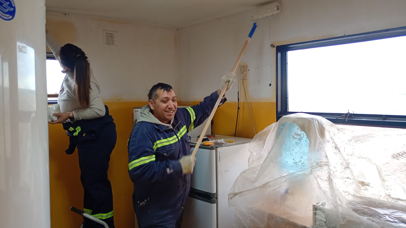 Realizan mantenimiento en la balanza fija de La Esperanza