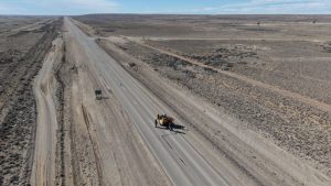 Vialidad: Trabajo de sellado de fisura sobre la Ruta Provincial N° 43
