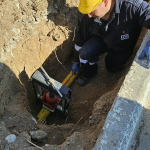 Equipos provinciales finalizaron una nueva obra para la red de gas en Jaramillo