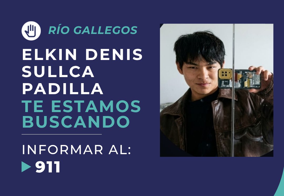 La Policía de Santa Cruz solicita la colaboración de la comunidad para encontrar a una adolescente de 16 años El Ministerio de Desarrollo Social, Igualdad e Integración en conjunto con la Policía de Santa Cruz solicitan la colaboración de la comunidad par