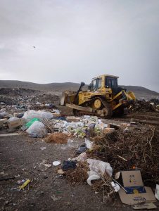 Se llevan adelante acciones de mejoramiento en el Vaciadero Municipal de Perito Moreno
