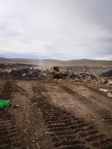 Se llevan adelante acciones de mejoramiento en el Vaciadero Municipal de Perito Moreno