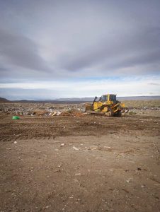 Se llevan adelante acciones de mejoramiento en el Vaciadero Municipal de Perito Moreno