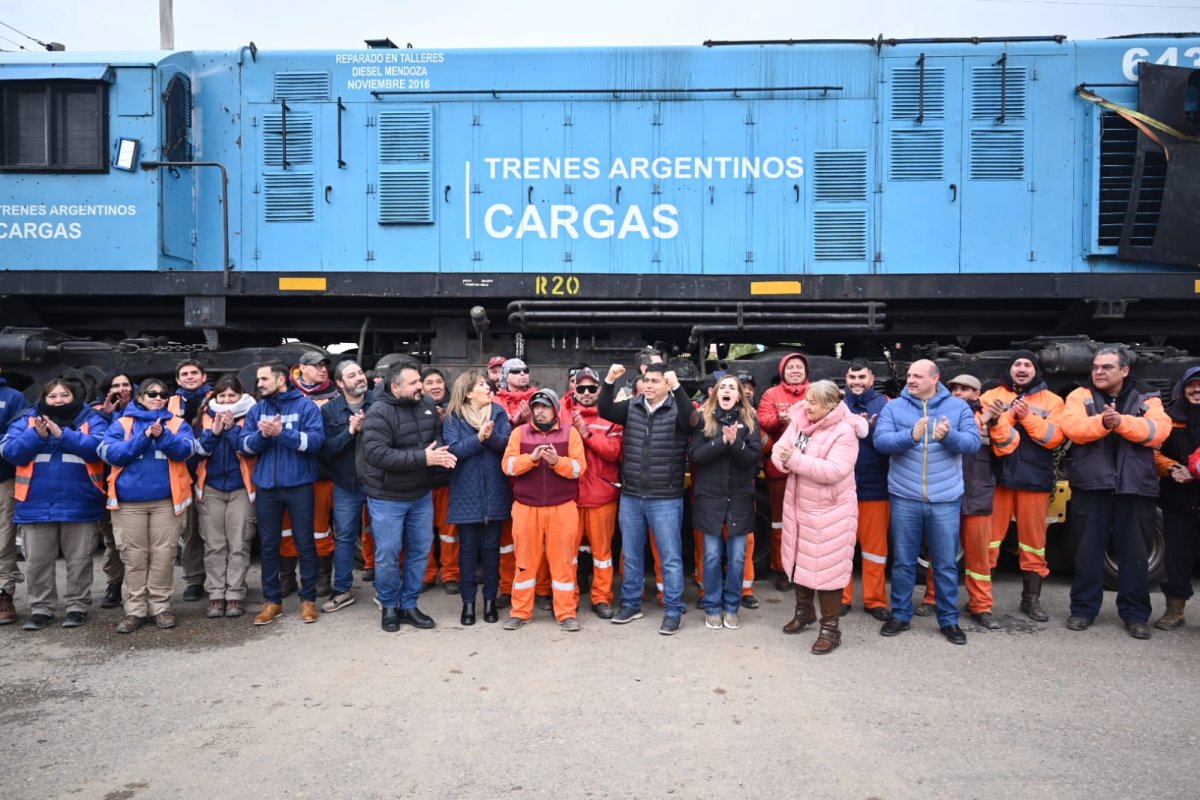 Santa Cruz reactiva un histórico ramal ferroviario y productivo