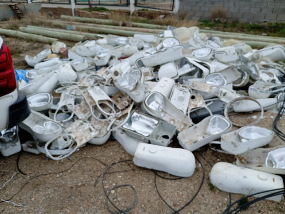 La Policía recuperó luminarias robadas a Servicios Públicos en Puerto San Julián