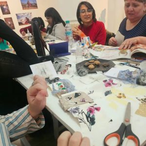 El CPE llevó adelante el Taller de Libro de Artista Textil en el MAEM