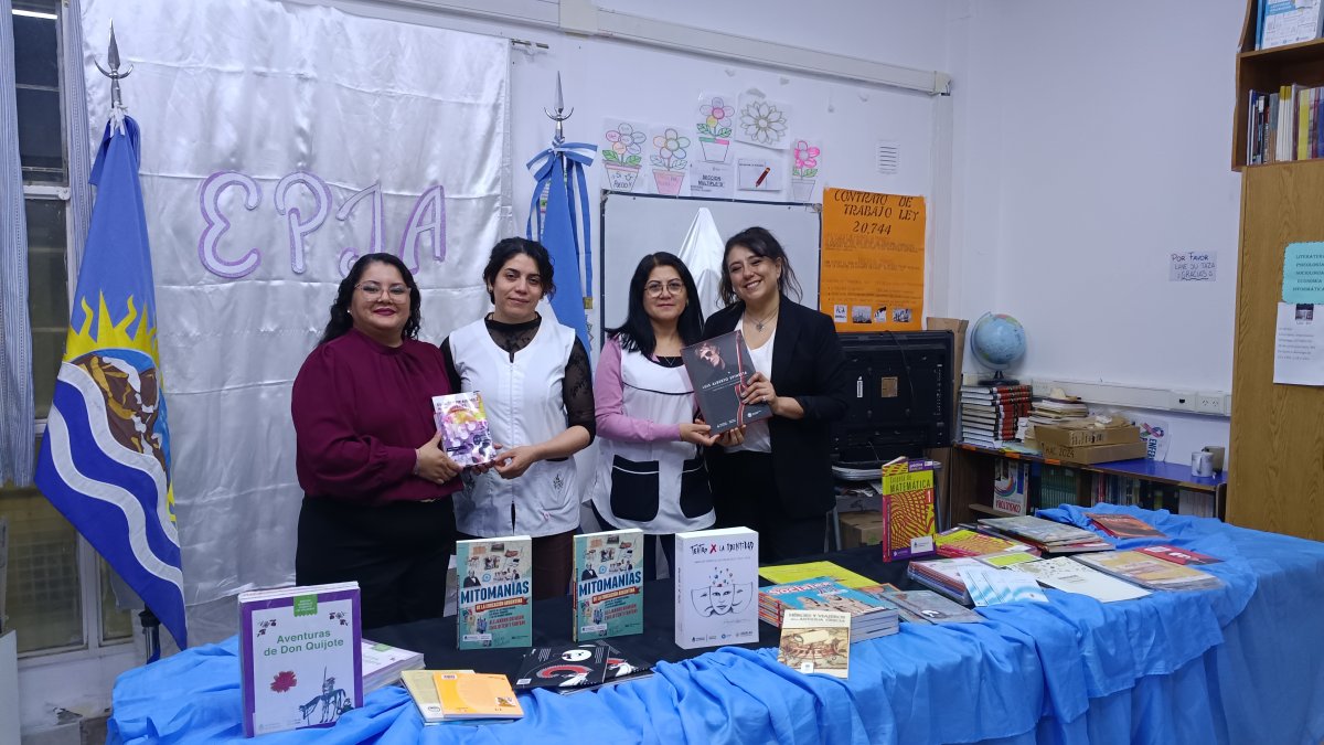 Fortalecen la alfabetización en instituciones de Educación de Jóvenes y Adultos de Caleta Olivia