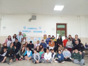 Estudiantes rurales participaron de una jornada recreativa e inclusiva en Tellier