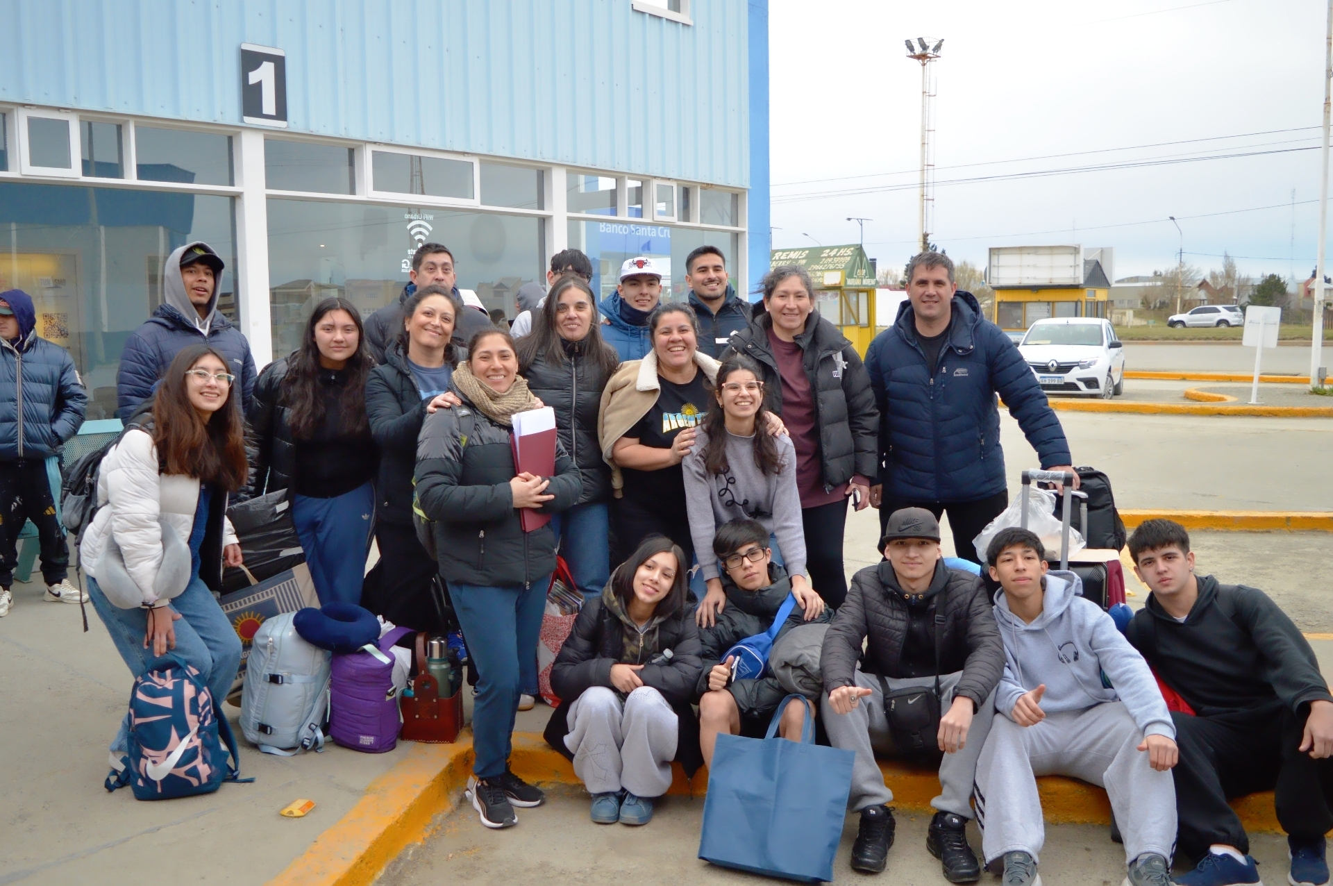 Estudiantes de Río Gallegos participan de una Exposición de Educación Física en Caleta Olivia