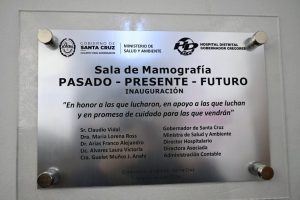 Se inauguró una nueva sala de mamografia y se incorporó equipamiento clave para fortalecer la atención en Gobernador Gregores