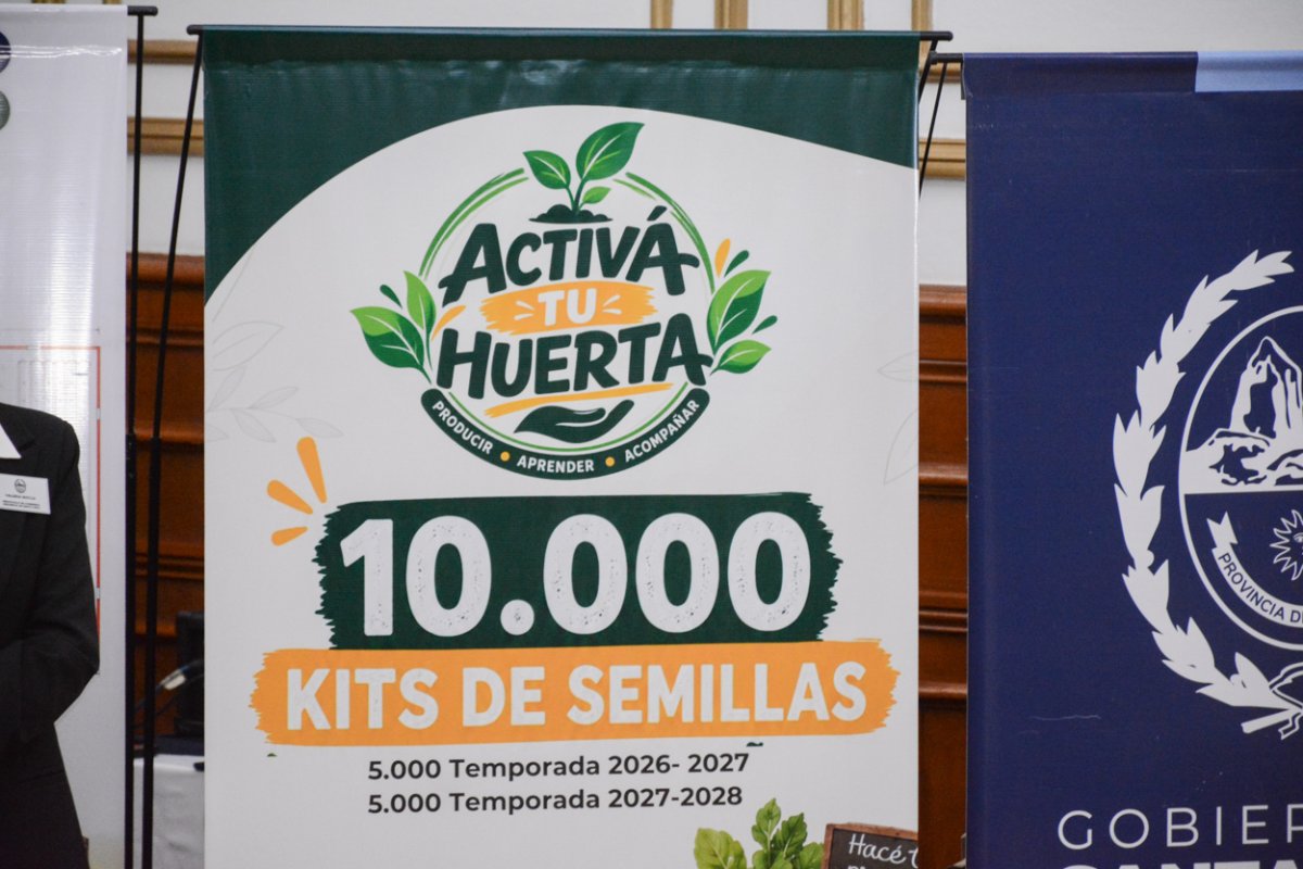 Garay destacó la importancia recuperar la huerta familiar y acompañar la economía de los hogares