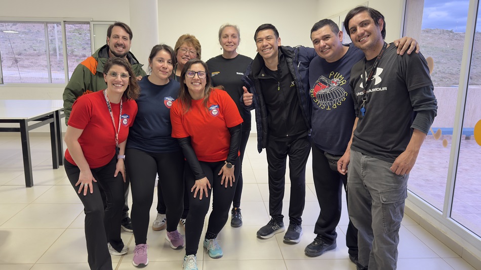 Profesores en la 2° Expo Educación Física