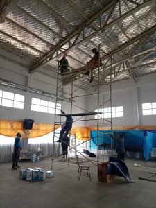 Refuerzan la infraestructura escolar en el Jardín Nº 57 de Caleta Olivia