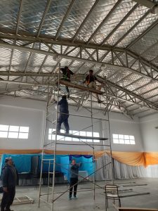 Refuerzan la infraestructura escolar en el Jardín Nº 57 de Caleta Olivia