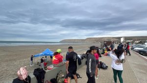 Exitosa jornada interinstitucional de salvamento acuático en Rada Tilly