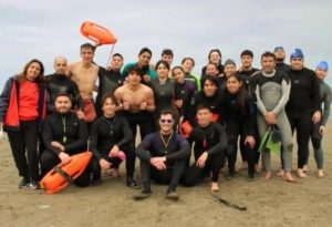 Exitosa jornada interinstitucional de salvamento acuático en Rada Tilly