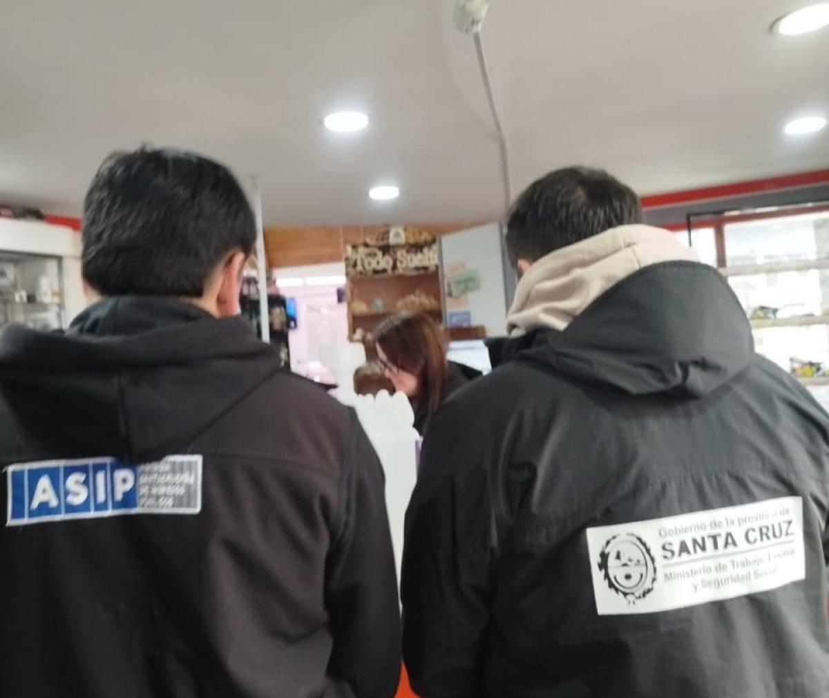 Trabajo y ASIP realizaron operativos conjuntos en Perito Moreno y Los Antiguos