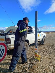 Vialidad Provincial fortalece la señalización en la Ruta Nacional 40
