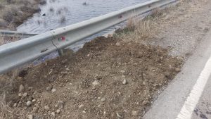 Se desplegaron tareas de mantenimiento en la Ruta Provincial N°5