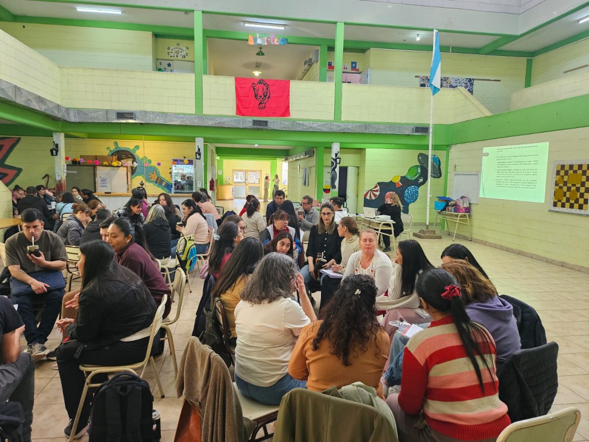 La actividad se centró en el Secundario N° 9.