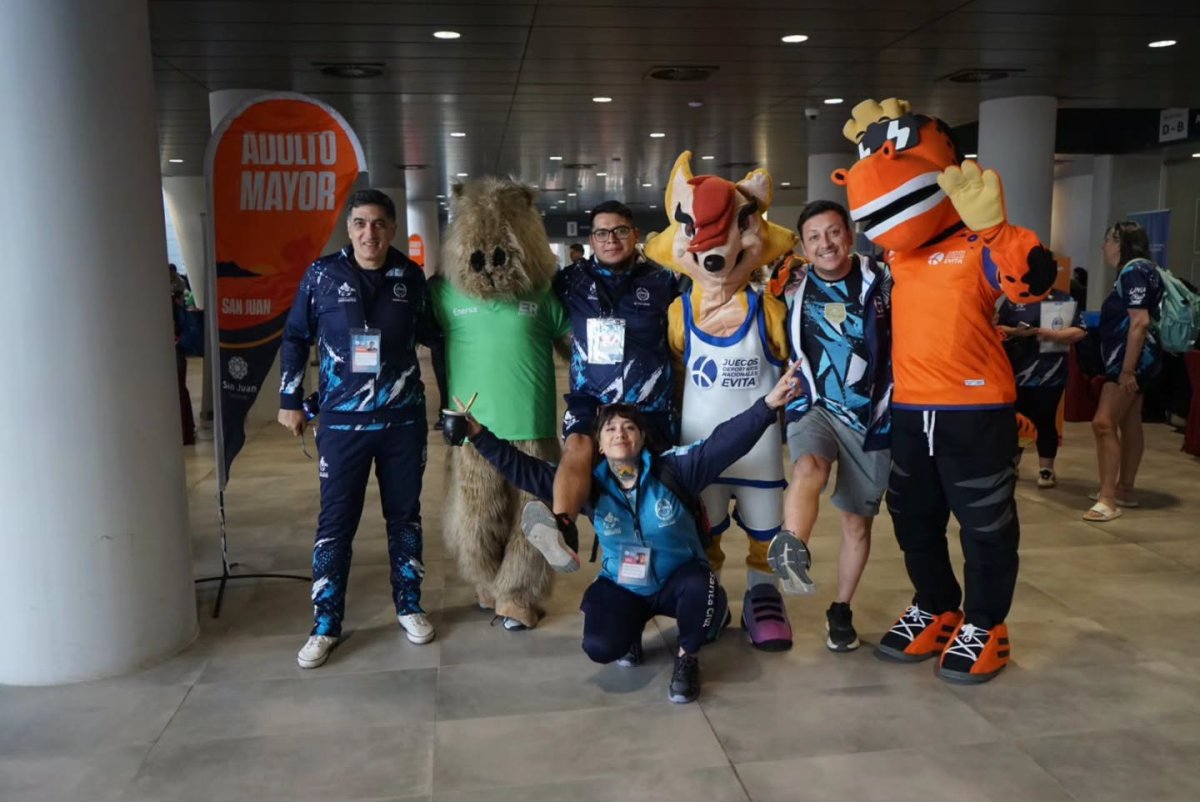 Santa Cruz ya está en San Juan para vivir una nueva experiencia en los Juegos Evita Nacionales de Adultos Mayores