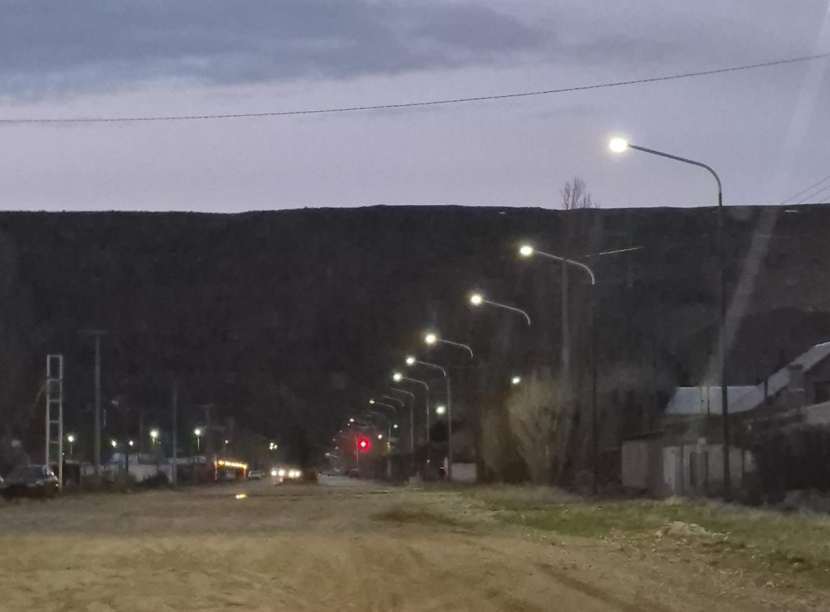 Se instalaron más de 250 luminarias LED del plan de modernización del alumbrado público