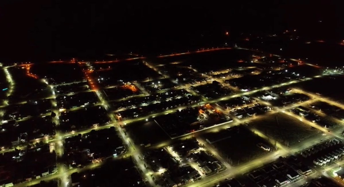 Se instalaron más de 250 luminarias LED del plan de modernización del alumbrado público