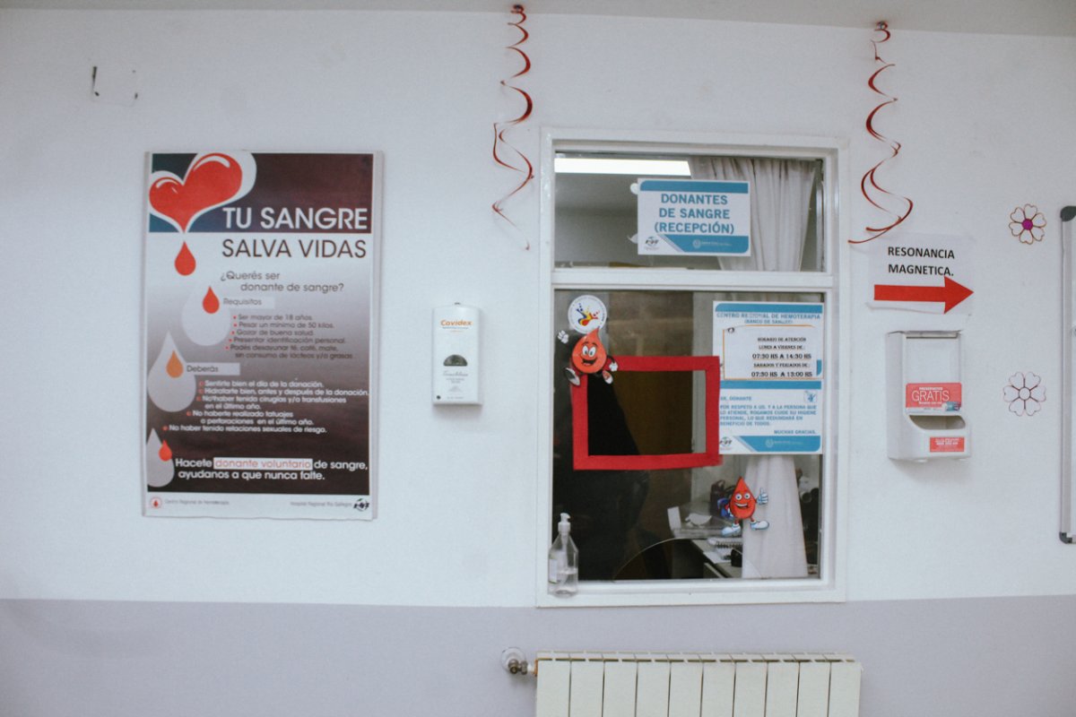 El Banco de Sangre de Río Gallegos: recuerdan la importancia de donar sangre