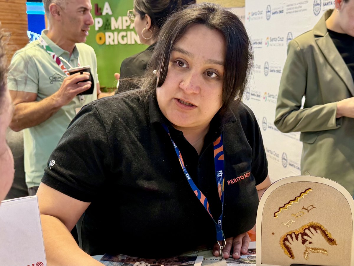 Perito Moreno exhibe su identidad artesanal y productiva en la Feria Internacional de Turismo
