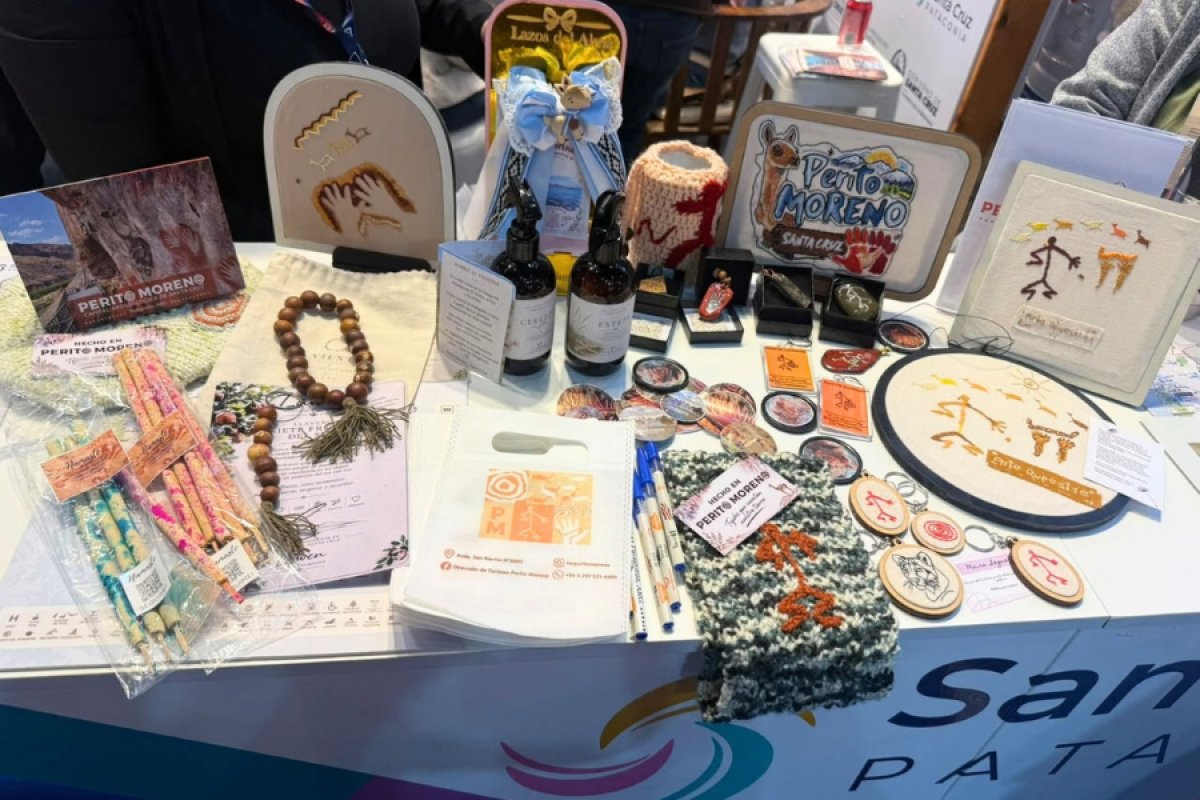 Perito Moreno exhibe su identidad artesanal y productiva en la Feria Internacional de Turismo