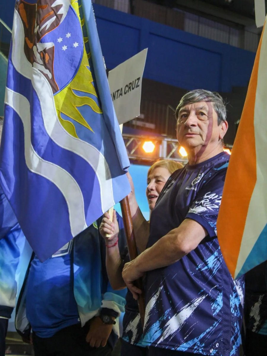 Santa Cruz dijo presente en la apertura de los Juegos Nacionales Evita Adultos Mayores 2026