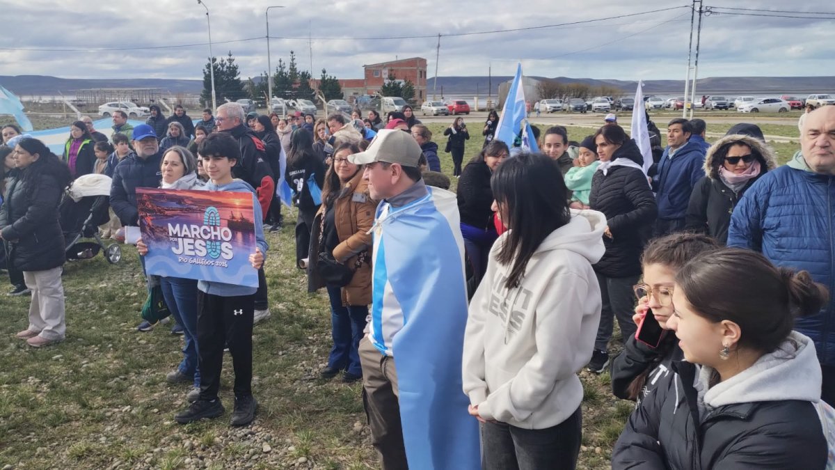La Secretaría de Culto acompañó la “Marcha por Jesús” en Río Gallegos