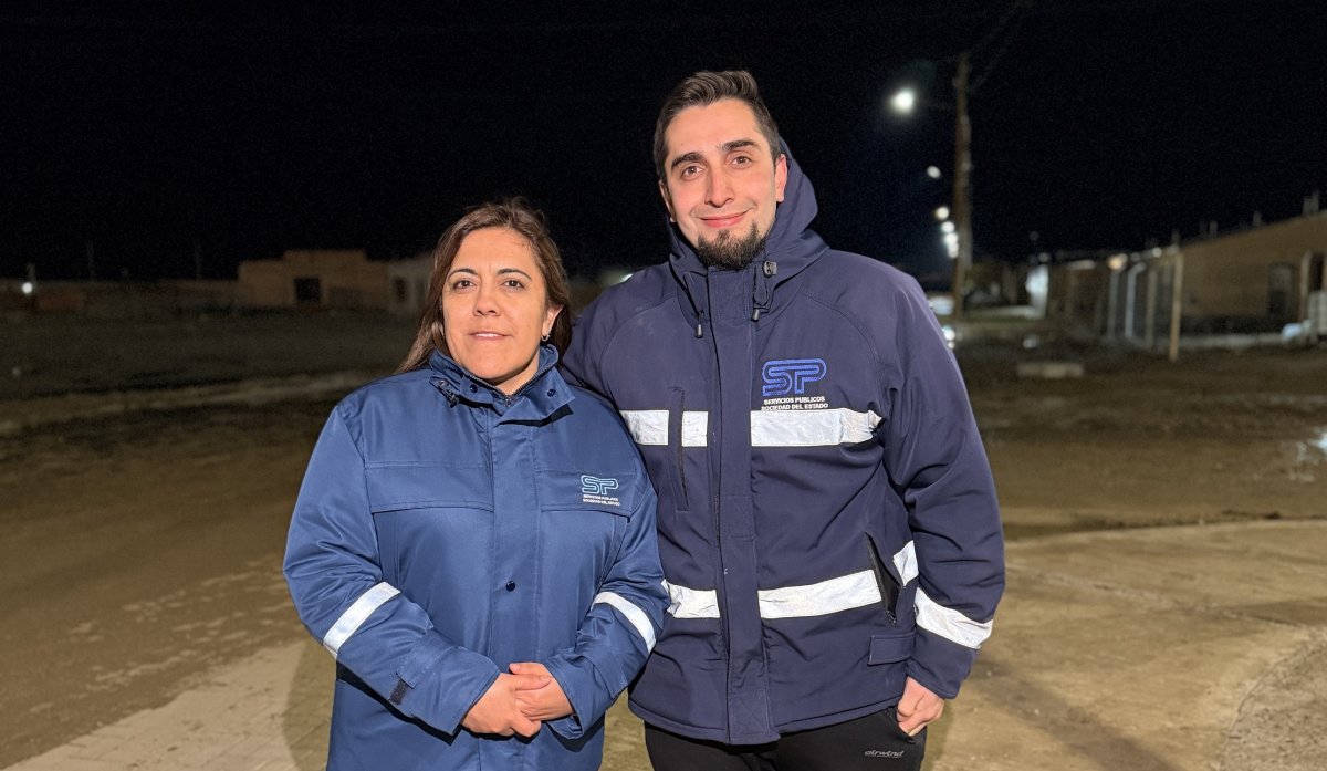 Las Heras suma más de 80 nuevas luminarias LED en el barrio 110 Viviendas