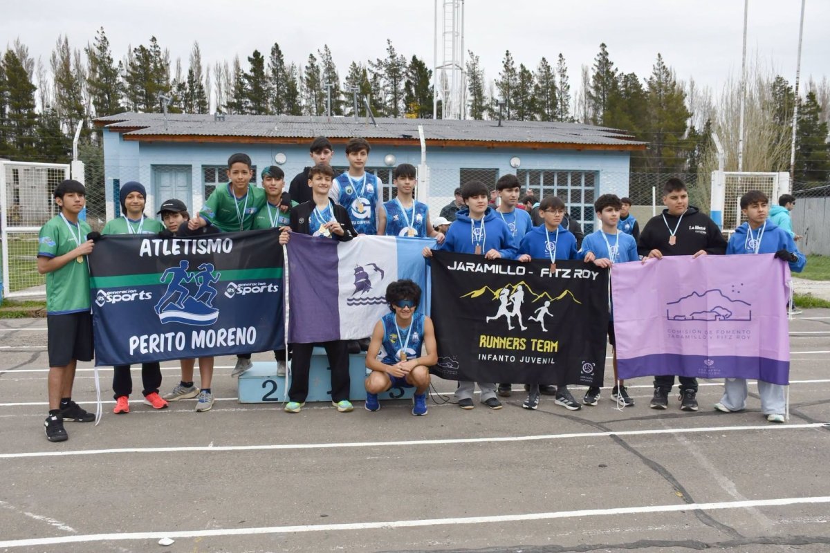 Atletismo: Río Gallegos se quedó con el Provincial Sub-15 en Los Antiguos