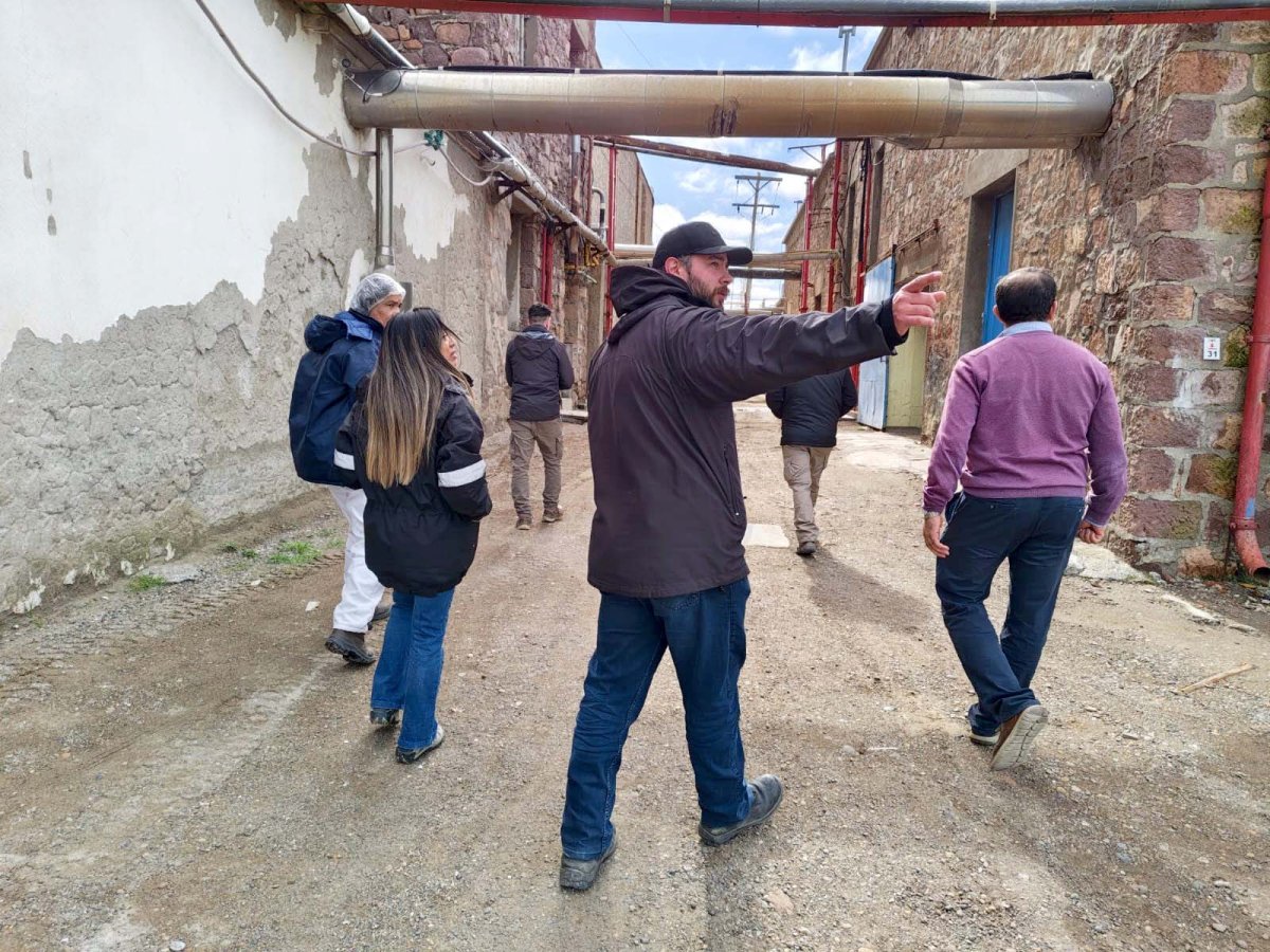 Recursos Hídricos inspeccionó puntos de captación de agua en plantas pesqueras de Puerto Deseado