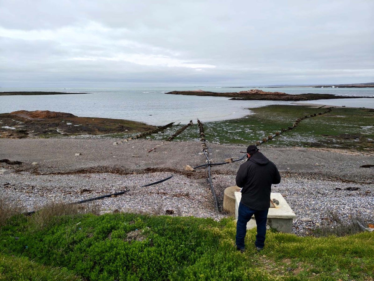 Recursos Hídricos inspeccionó puntos de captación de agua en plantas pesqueras de Puerto Deseado