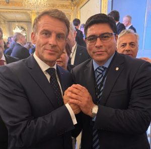  Vidal participó del encuentro con Macron y ratifico la necesidad de abrir nuevos mercados para Santa Cruz 