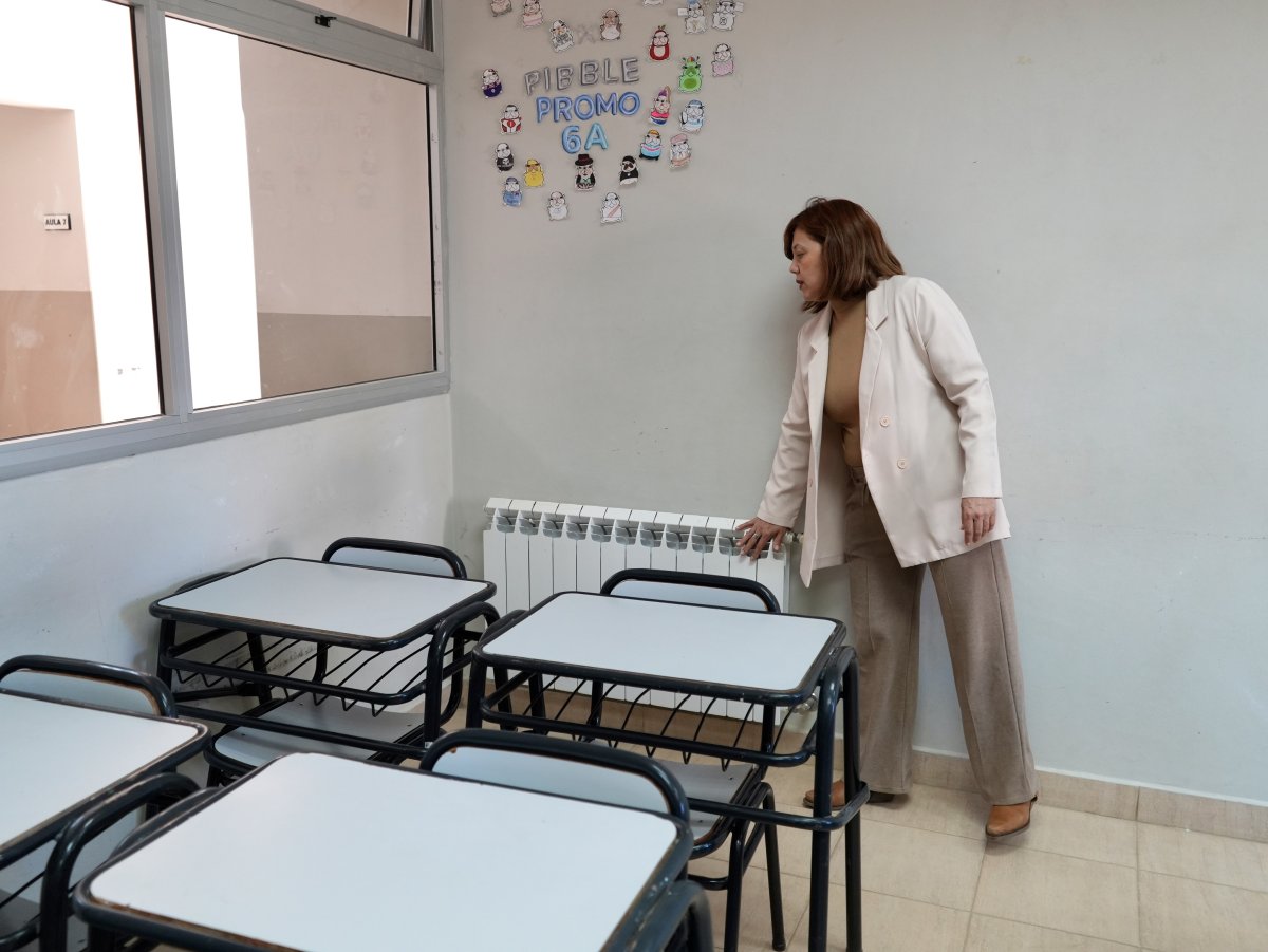Educación finalizó los trabajos de calefacción en la Escuela de Biología Marina de Caleta Olivia